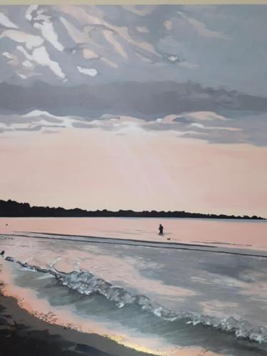 Ipperwash Sunset 24 x 30 : SOLD
