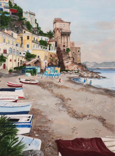 Cetera on the Amalfi Coast; A personal trip memory. Not for sale.